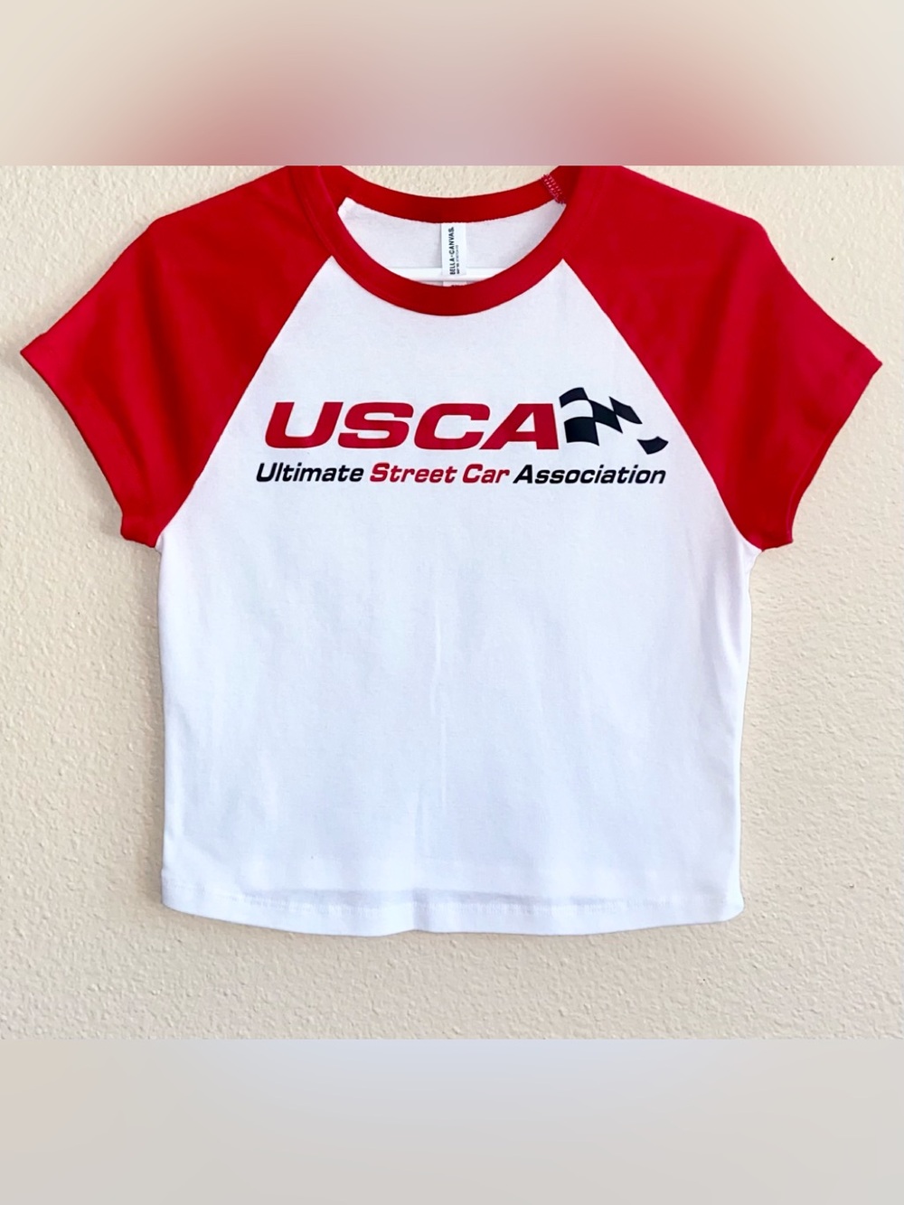 Top - NWT  Cropped Baby Tee - USCS - Ultimate Street Car Association Women’s  XL